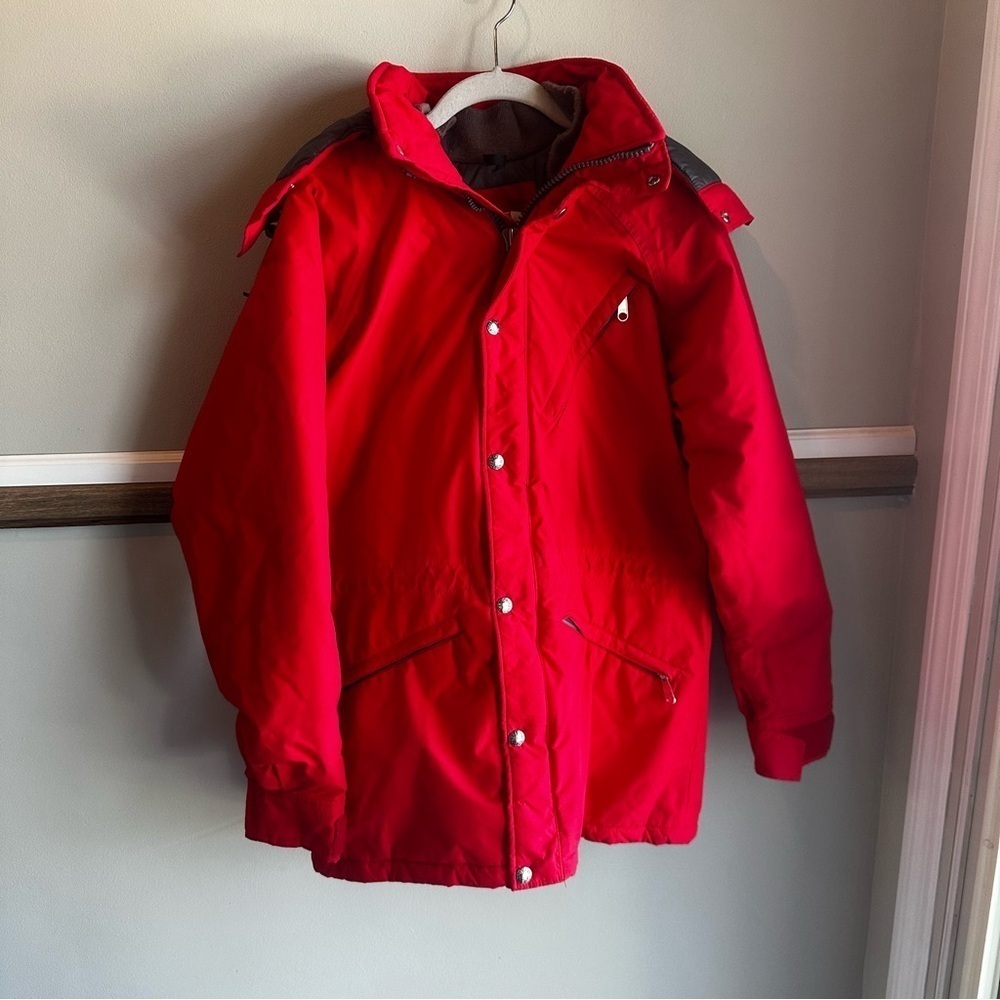Vintage 90s North Face Gore-Tex Red Black Mountain Jacket Parka​​​​​